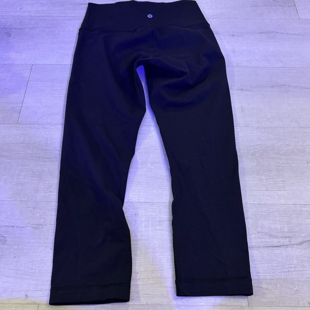 Lululemon Wunder Under Crop (Hi-Rise) *Full-On Luon 21" Size 6